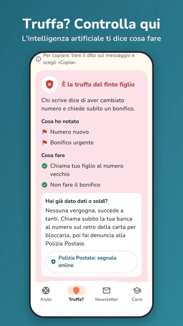 Il controllo di un messaggio: è la truffa del finto figlio, ecco cosa fare