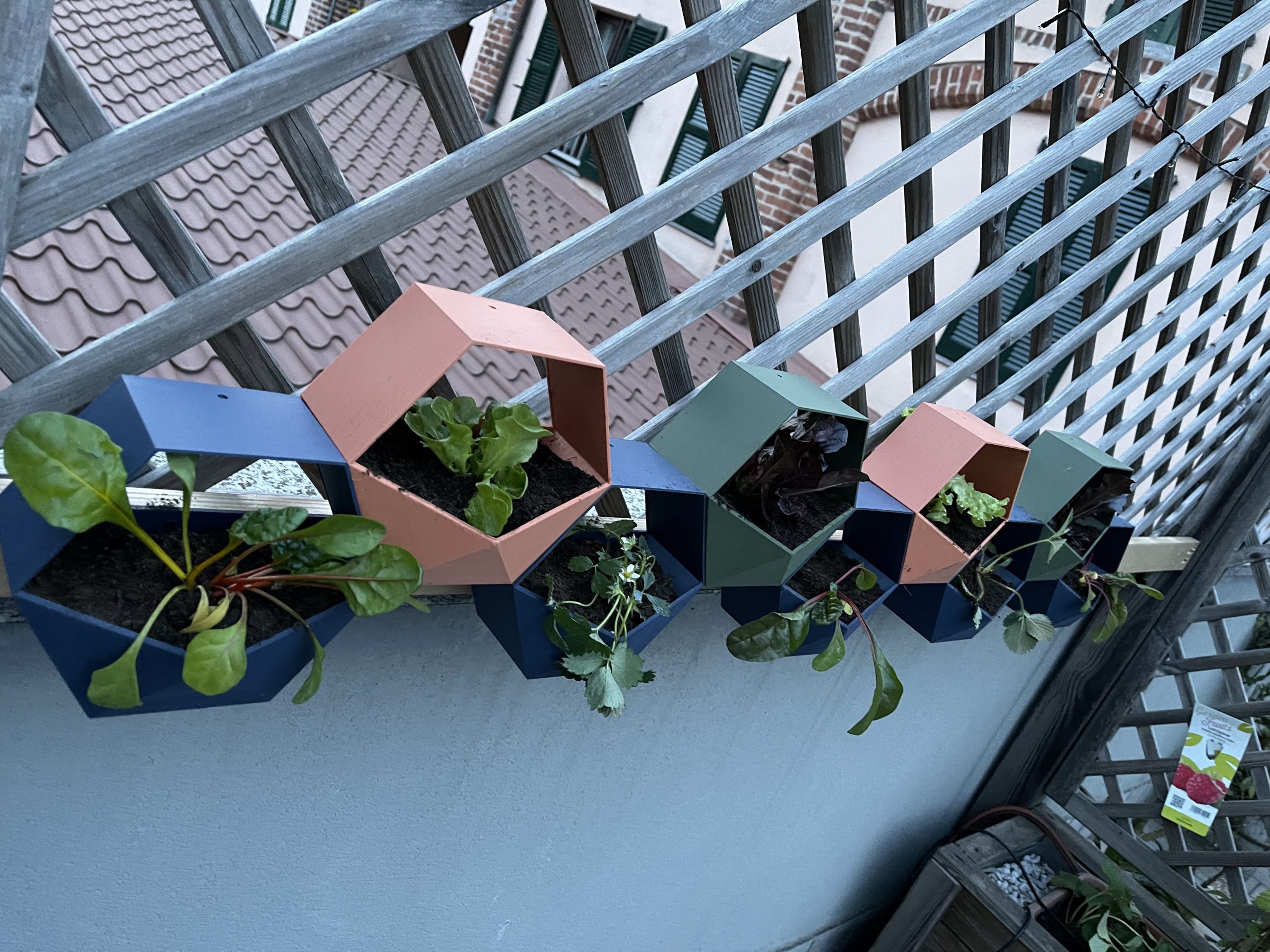 Orto sul balcone con stampa 3D